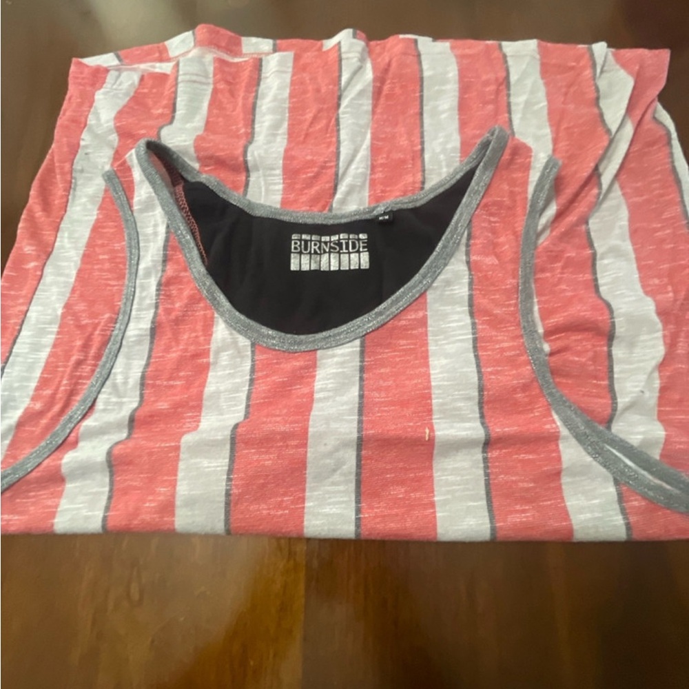 Burnside Black and Gray Graphic Tee